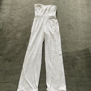 Beautiful white sequin jumper